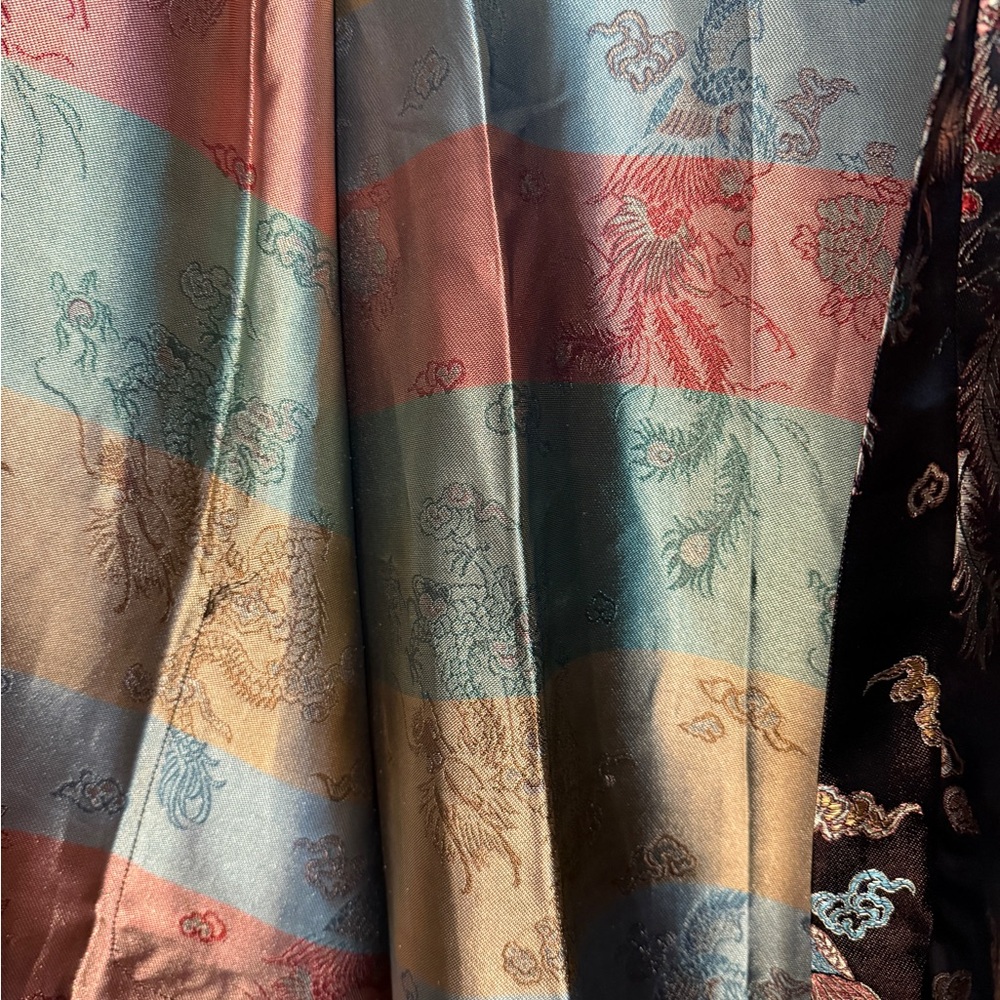 Asian Embroidered Robe - Picture 2 of 6